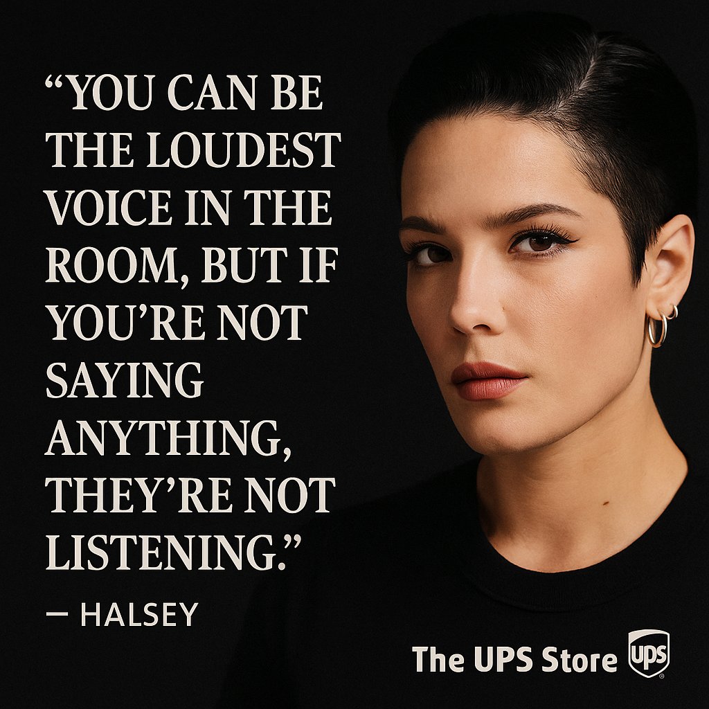 UPSHyattsville's tweet image. At The UPS Store, we make sure your voice is heard. From marketing materials to print solutions, we help your message stand out loud and clear. 📦🖨️
#Halsey #TheUPSStore #PrintLocal #SmallBusiness