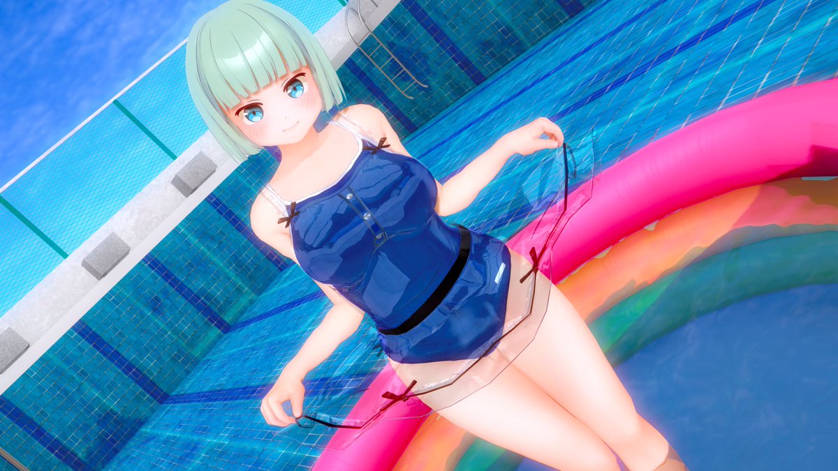 WAKARUMAN0324's tweet photo. 誘ってやがる···ﾃﾞｭﾌﾌﾌ(*´艸｀*)
#スク水の日 https://t.co/eZlczfYMkT