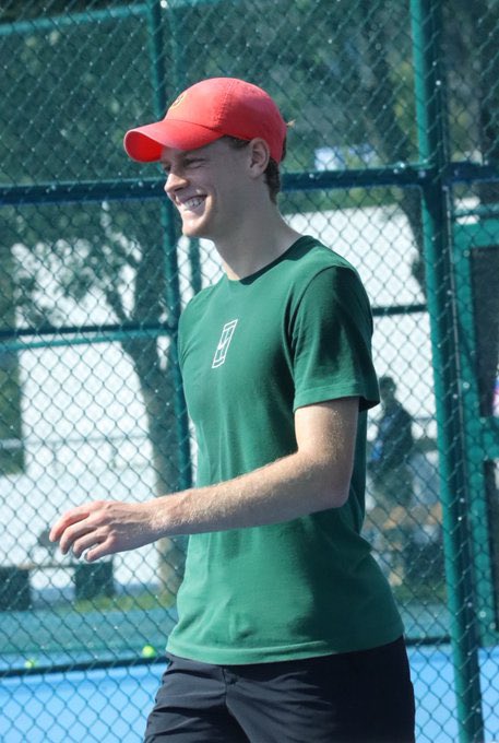 I think Jannik Sinner smiling might be my happy place. 😊