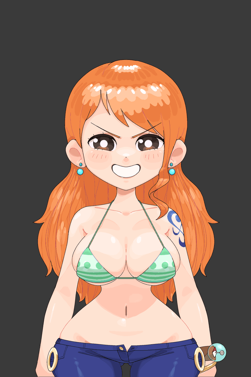 ナミ(ワンピース) 「Nami (One Piece)」|3DROD!のイラスト