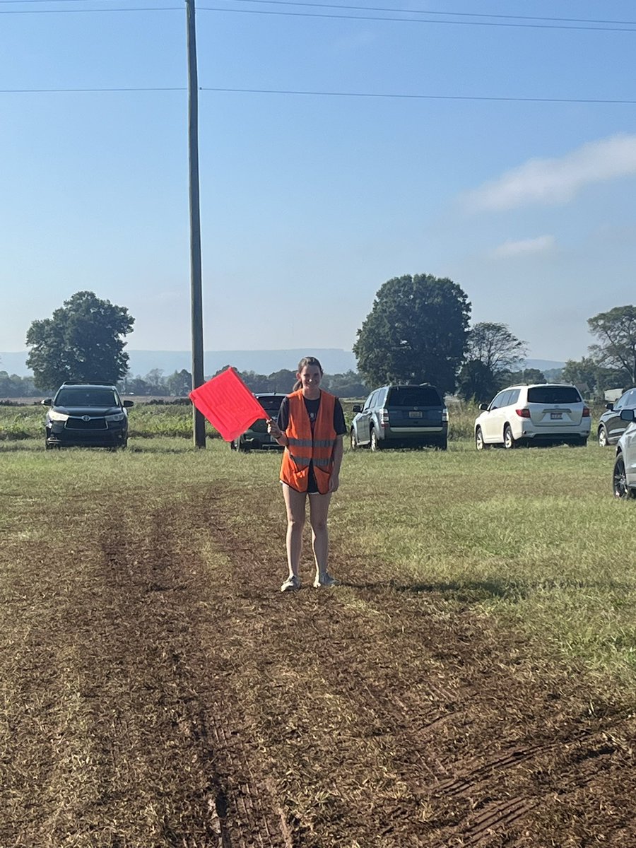 Thank you Tate Farms for allowing us to work parking for opening day!