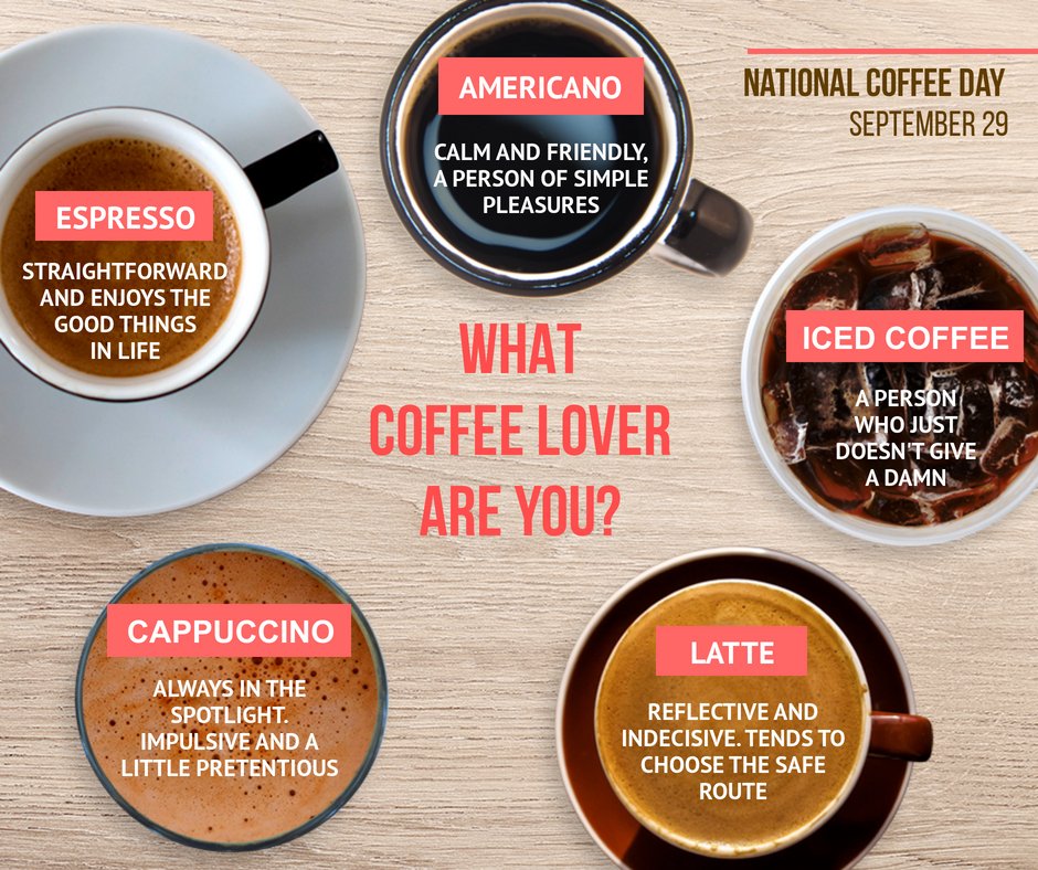 LKTakeoverTX's tweet photo. Did you know that #NationalCoffeeDay is today? No? 
Now you do!! https://t.co/YDAMnGJwd9