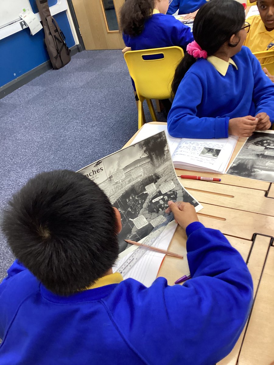 StMaryB17's tweet photo. #Y6 are drawing and labelling their own diagrams of a WW1 trench today in #History #RRSA #Art29 https://t.co/Q8quqOWYFT