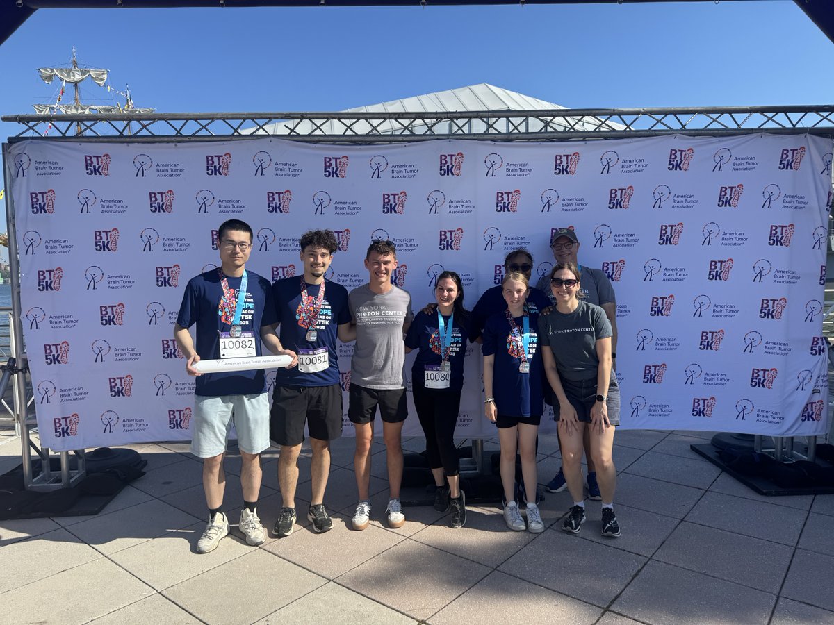 Team NYPC joined <a href="/theABTA/">American Brain Tumor Association</a> Brain Tumor 5K at Pier 84! As a proud sponsor, we walked with patients, caregivers, and supporters—raising funds and showing solidarity with the brain tumor community.

#BrainTumorAwareness #NYProtonCenter