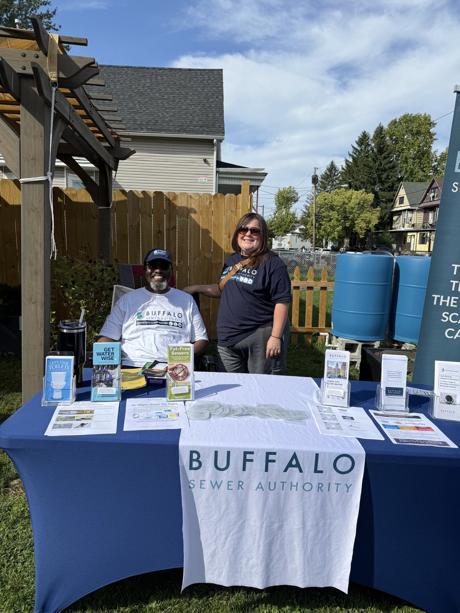 Our Outreach Team joined the Winslow FK Block Club Annual Meeting to share resources, answer questions &amp; connect with residents. Proud to support community partnerships that protect our waterways &amp; strengthen Buffalo. 💧🌊