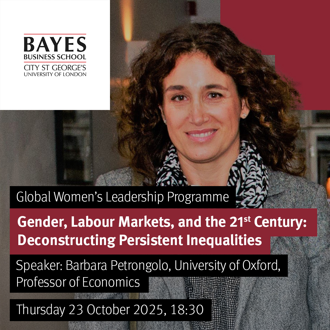 AlumniBayes's tweet image. “Gender, Labour Markets, and the 21st Century: Deconstructing Persistent Inequalities” – Bayes Business School (Bunhill Row campus), 23 October.

To register: ow.ly/gc6x50X1Yqh

#bayesbusinessschool #GWLP #womenleadership #gender #labour