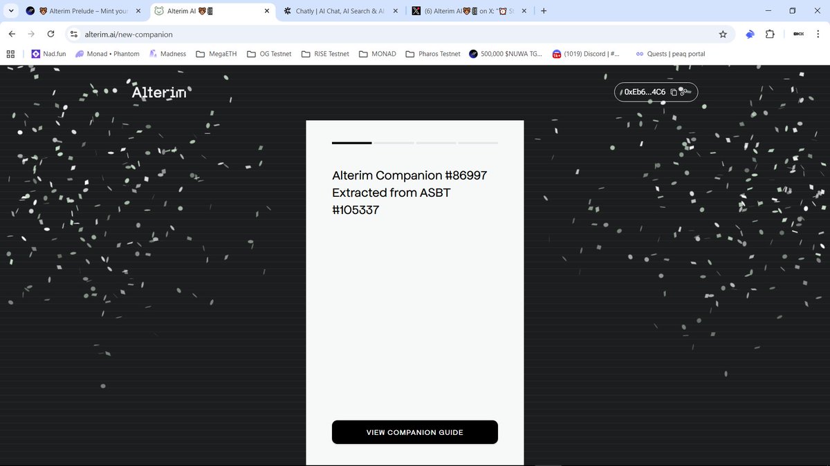 okxmail0x's tweet photo. πJust minted my unique AI Companion!
The journey begins... π
@Alterim_ai
#AlterimAI #BuiltOnAlterim https://t.co/orV5HNUiY8
