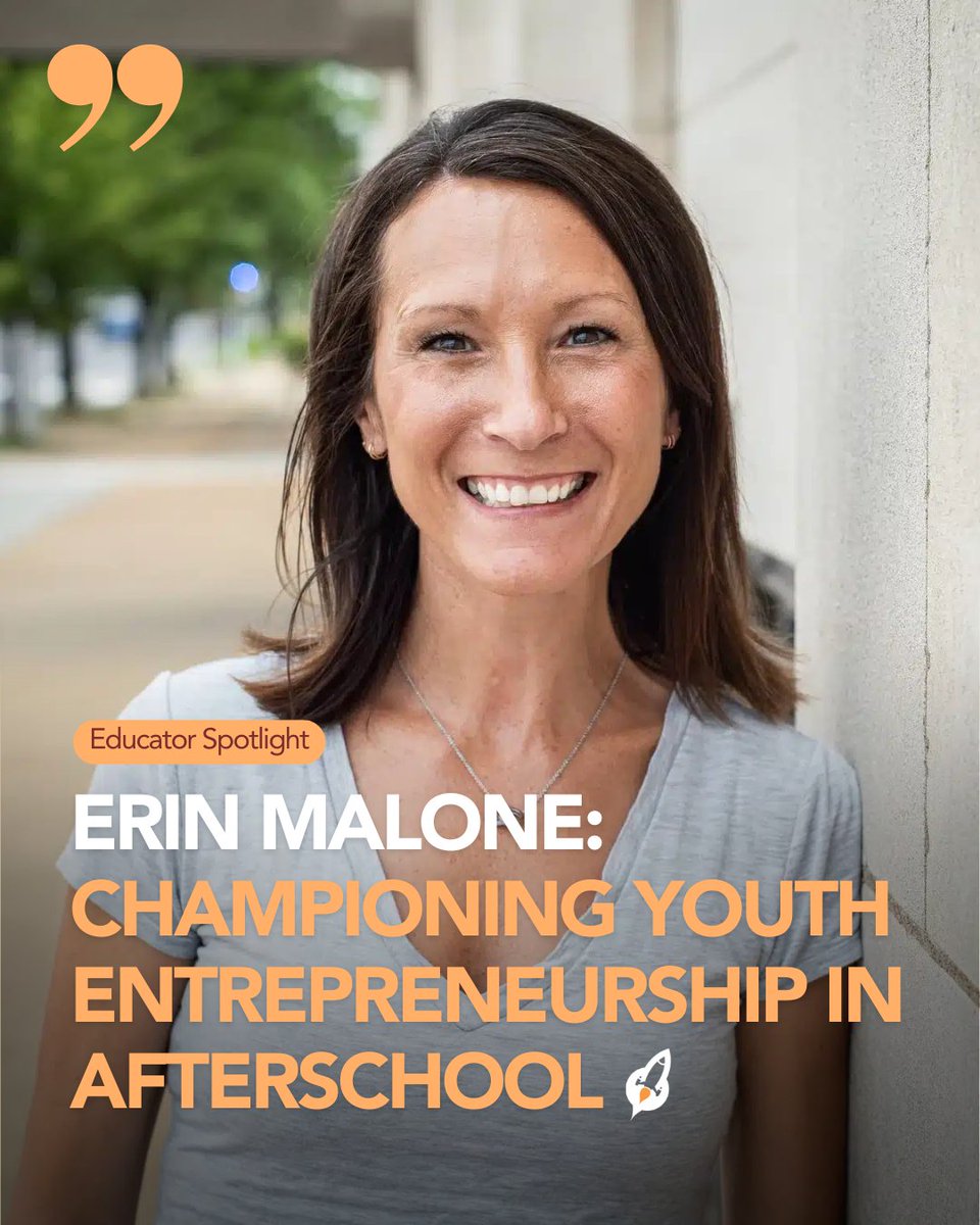 From classrooms to community spaces in St. Louis, Erin is helping youth discover confidence, creativity &amp; entrepreneurship through afterschool.

Proud to celebrate her as a VentureLab Certified Advocate!🌟

venturelab.org/championing-yo…
