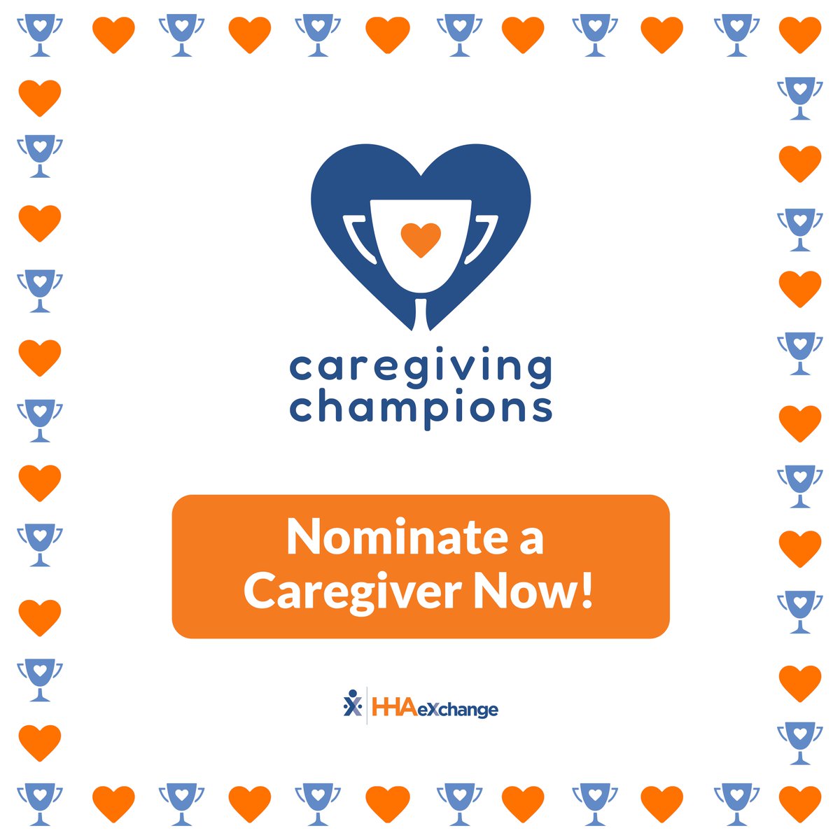 In honor of National Homecare &amp; Hospice Month this November, we’re awarding ten Caregiving Champions with an iPad, an engraved award, and a spotlight on our social channels. Nominate a caregiver here: ow.ly/XN8h50X3o6f