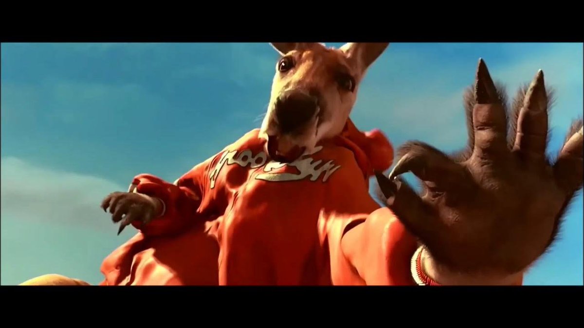 Ricmahboi234's tweet image. That one Kangaroo Jack scene, but in my art Style.
#KangarooJack #JackieLegs