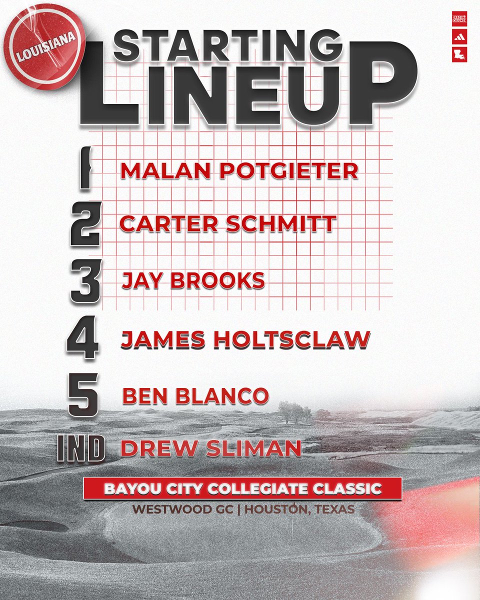 Teeing off in the Bayou City ⛳️

Keep up with the Cajuns here ⤵️
📊 ragncaj.co/mr8

#GeauxCajuns