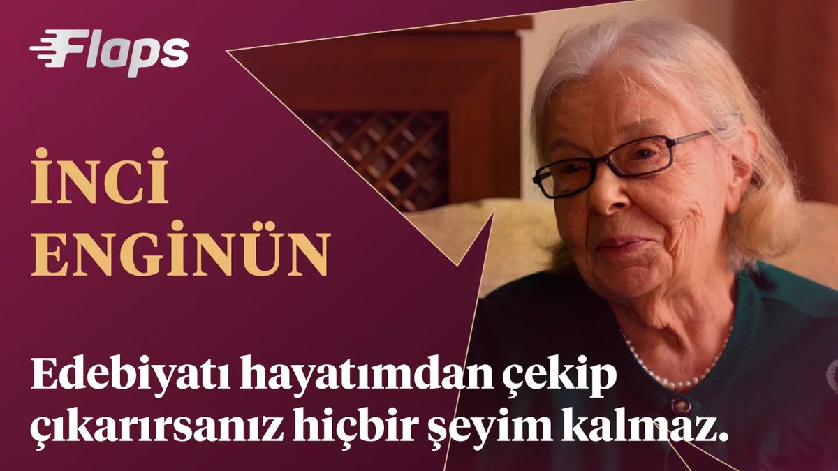 Edebiyat tarihçisi İnci Enginün'e sorduk: "Tutkunuzun kaynağı nedir?"

Flapstars röportajımızın ilk soru kesiti Flaps YouTube'da, bağlantı: youtu.be/-pJ73RVpYmY?si…

Türk Edebiyatının İzinde Bir Münevver: İNCİ ENGİNÜN