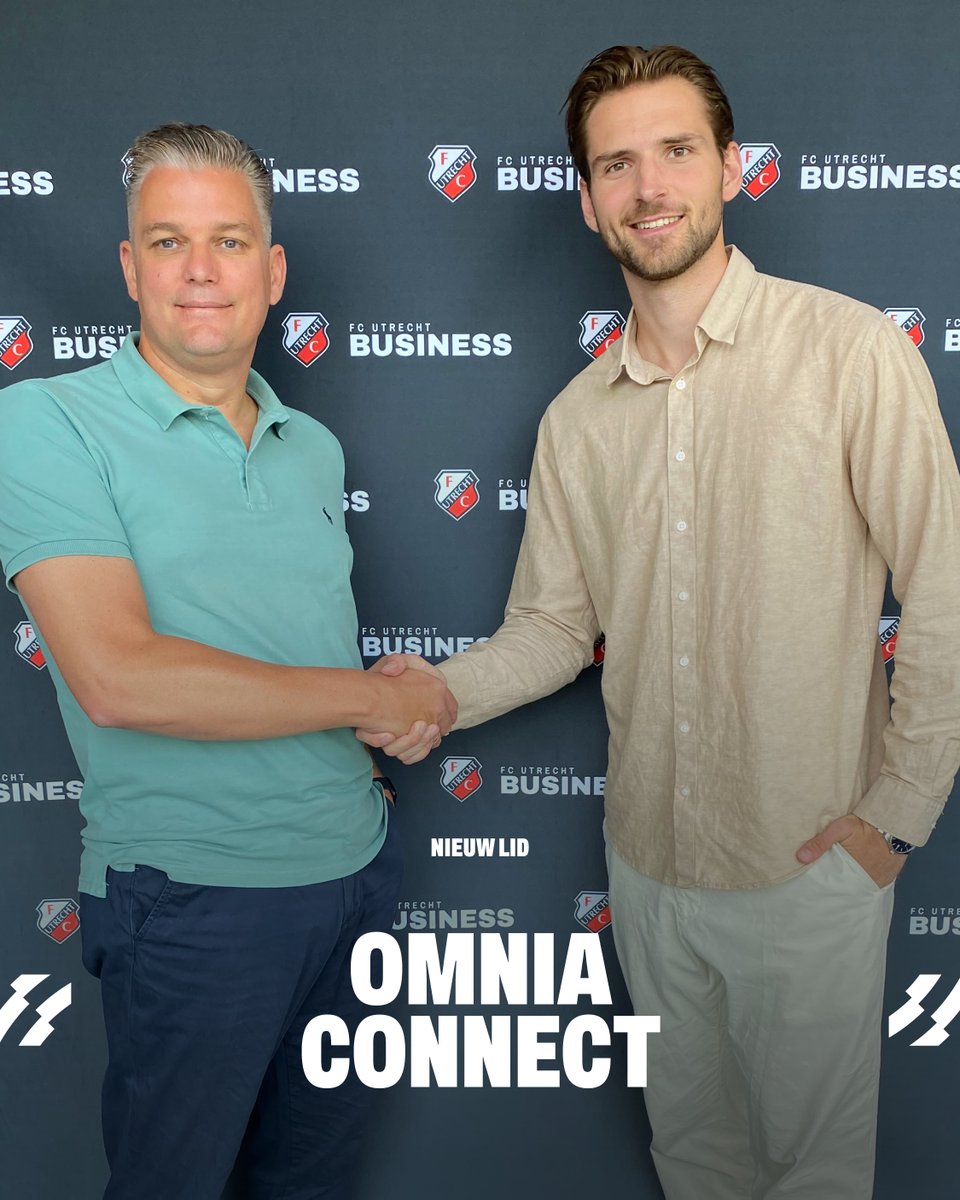 ✍️ Omnia Connect sluit vanaf seizoen 2025/2026 aan bij het zakelijke netwerk van FC Utrecht. Het bedrijf neemt plaats in ’t Wed en Waard.
