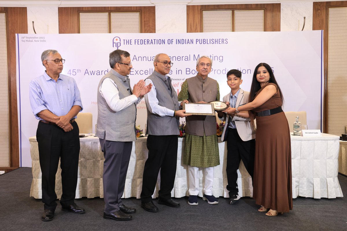 PrintsPub's tweet image. Our journal National Security has proudly secured First Prize in the Journals and House Magazines – English category at the FIP 45th Annual Awards for Excellence in Book Production 2025. Published by Prints Publications Pvt. Ltd., this recognition highlights our continuous…