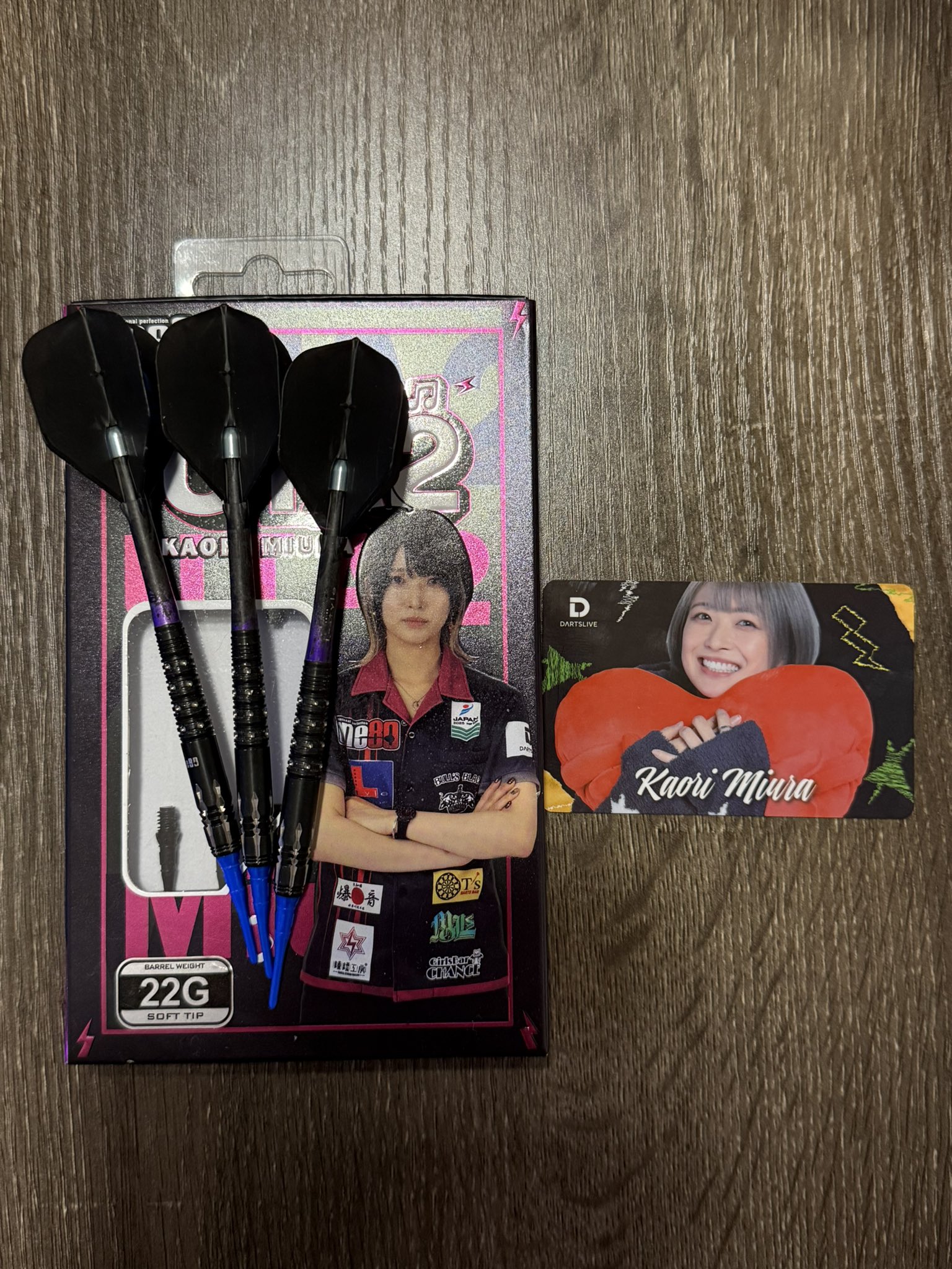 ダーツ祭り　ダーツライブ　プレイヤーセット　三浦歌織 ダーツ祭り ダーツライブ プレイヤーセット 三浦歌織 ダーツ雑貨