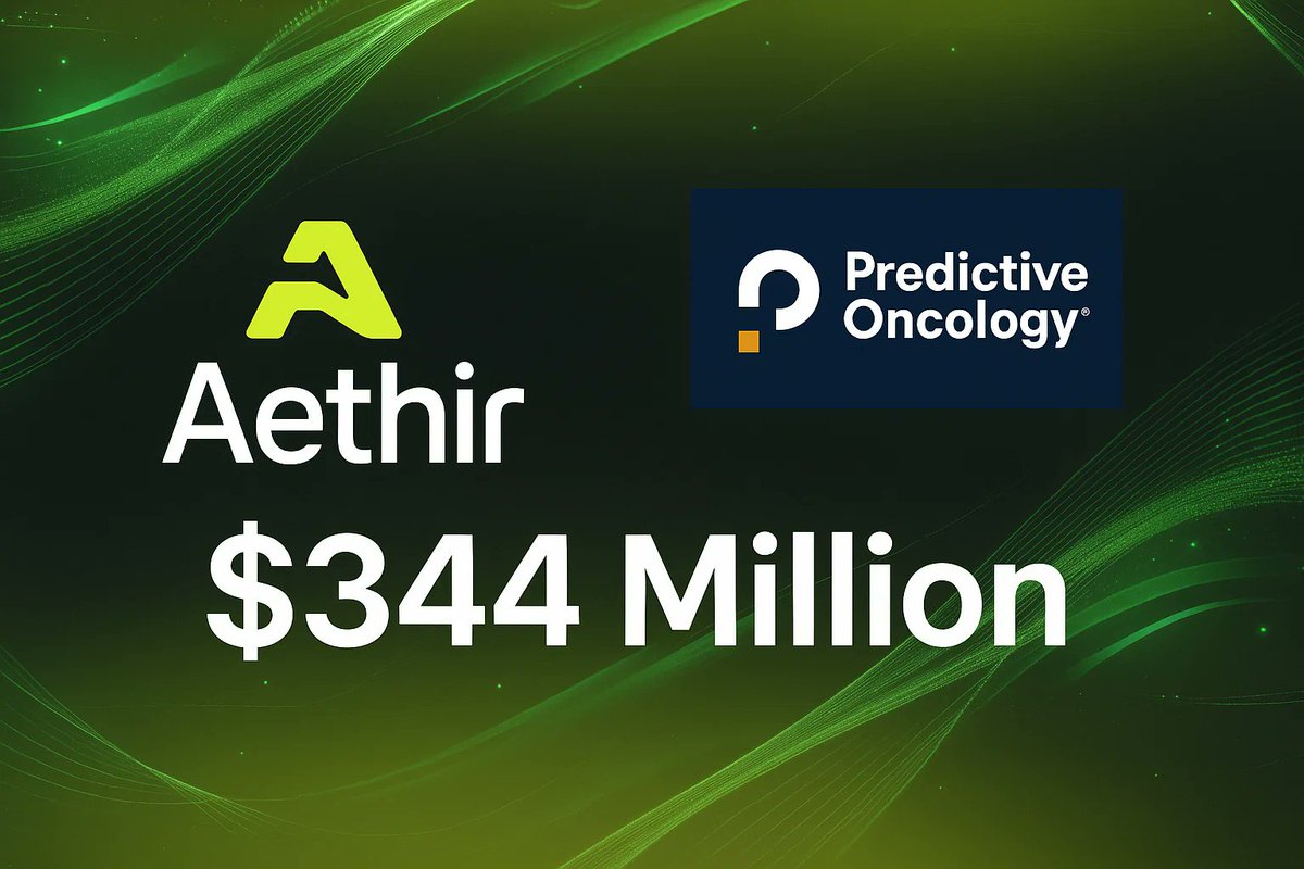 Aethir’s Upgrade: From Web3 Cloud to Global AI Infrastructure

The announcement that Predictive Oncology (NASDAQ: POAI) will allocate $344 million in <a href="/AethirCloud/">Aethir</a> ( $ATH) marks one of the most important milestones yet for <a href="/AethirCloud/">Aethir</a>.

This isn’t just another partnership. It’s