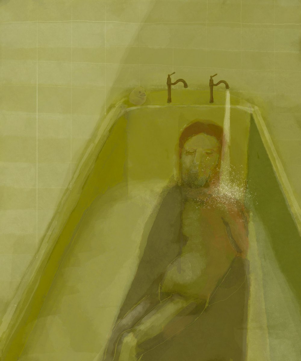 'Man in bath'

The bath becomes a sanctuary, a comforting refuge where one finds solace and escapes.

Digital painting
0.05
foundation.app/mint/eth/0xEE7…