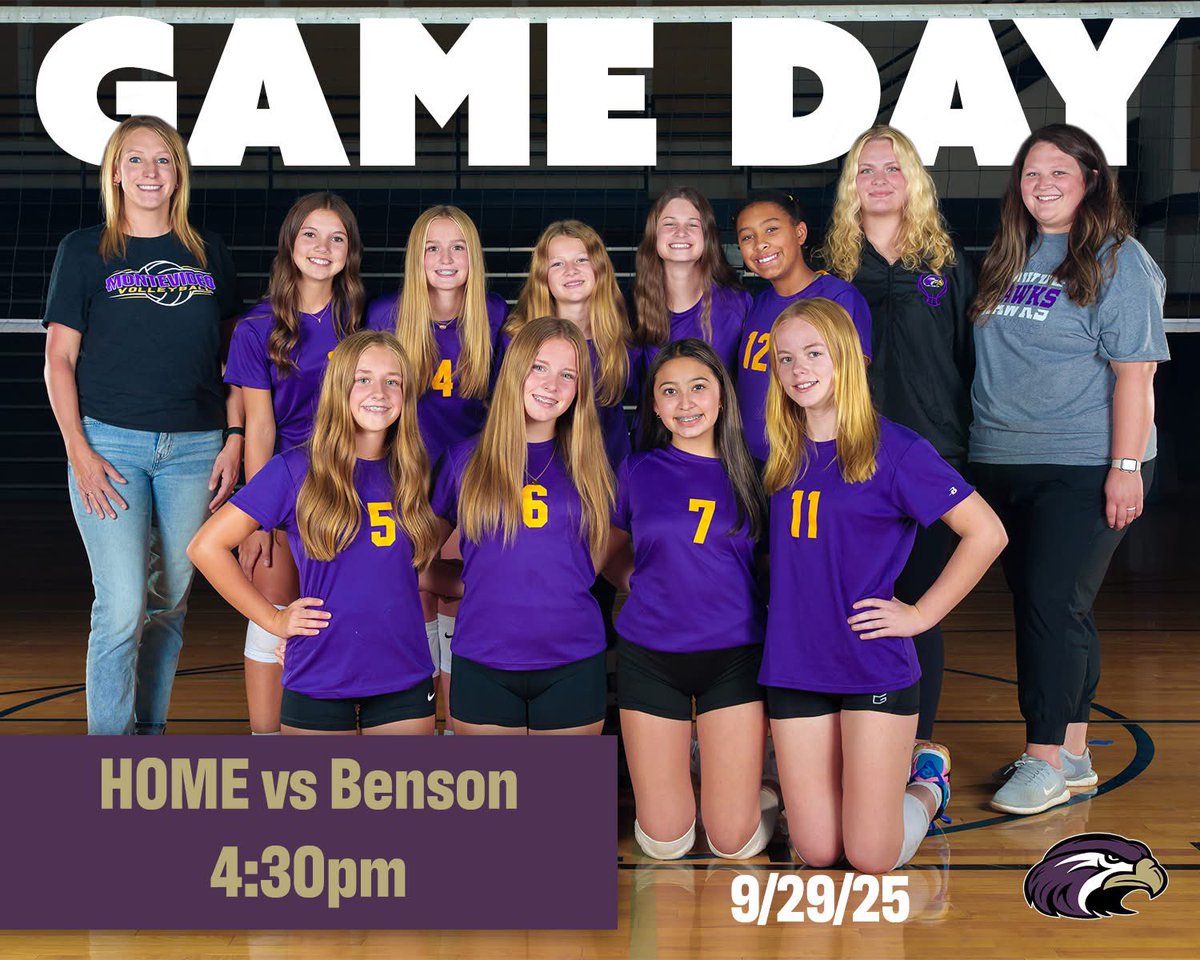 Hawk Events for 9/29/25
Good luck, Thunder Hawks!