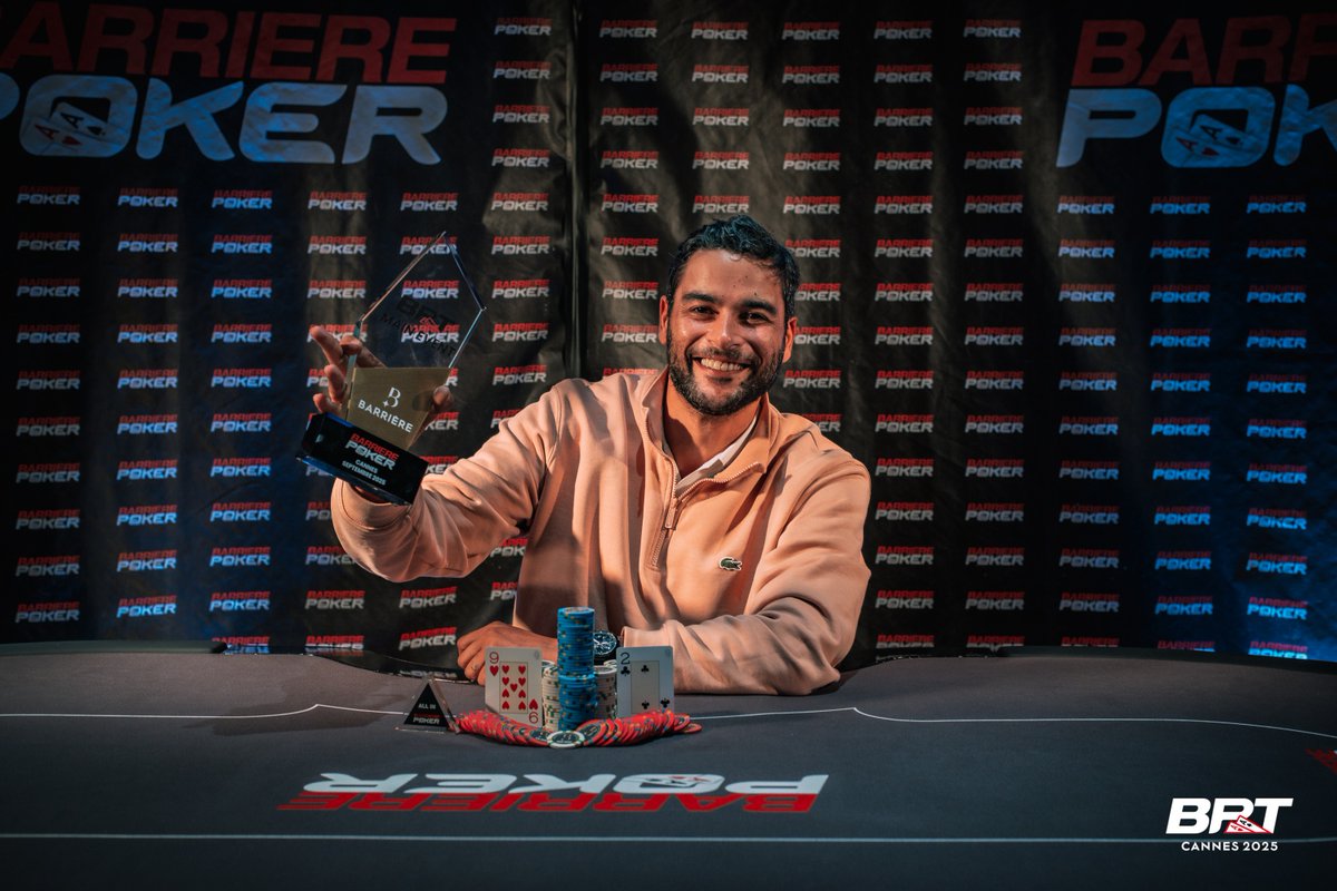 Live_Poker's tweet image. BPT CANNES 2025 : Le Main Event est bel est bien remporté par Alexis Delhomme !

live-poker.com/news.20250929-…

#barrièrepoker #bpt #cannes #mainevent #vainqueur #trophée #champion
