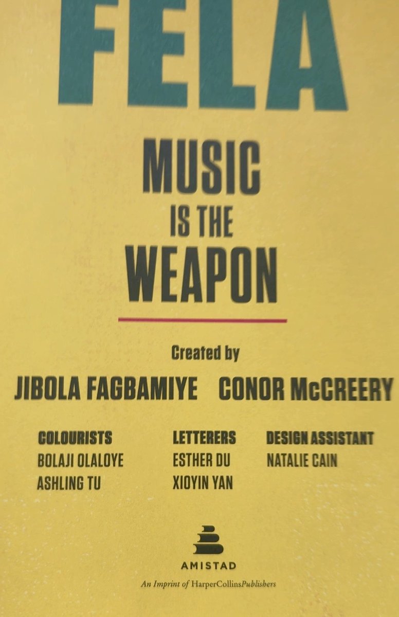 artnerdx's tweet photo. FELA: MUSIC IS THE WEAPON will be available in all major bookshops around the world October 7th. Proud to have worked on this amazing project. https://t.co/6jVLd7ab1G