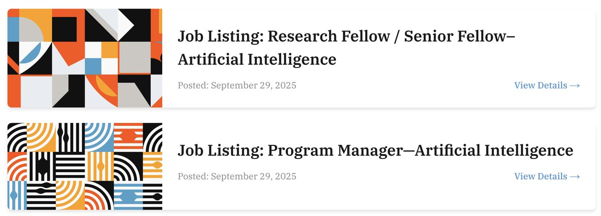 sophiabrownh's tweet image. FAI is hiring! Come join the AI policy team to work with @hamandcheese, @deanwball, and me at @JoinFAI.