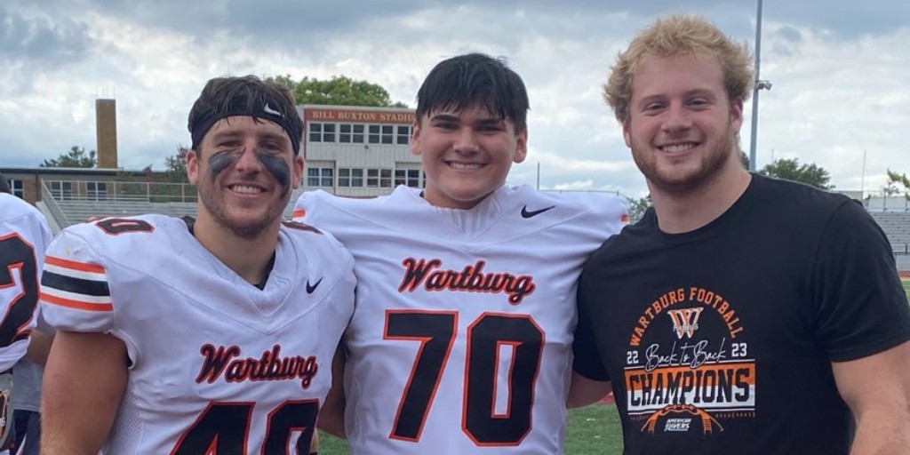 What a weekend for Linn-Mar Alums! Mac Watts and Maverick Stapley had a big win over Coe, advancing <a href="/WartburgFB/">Wartburg Football</a> to 4-0 this season! Sam Watts is playing his sophomore season at South Dakota State!