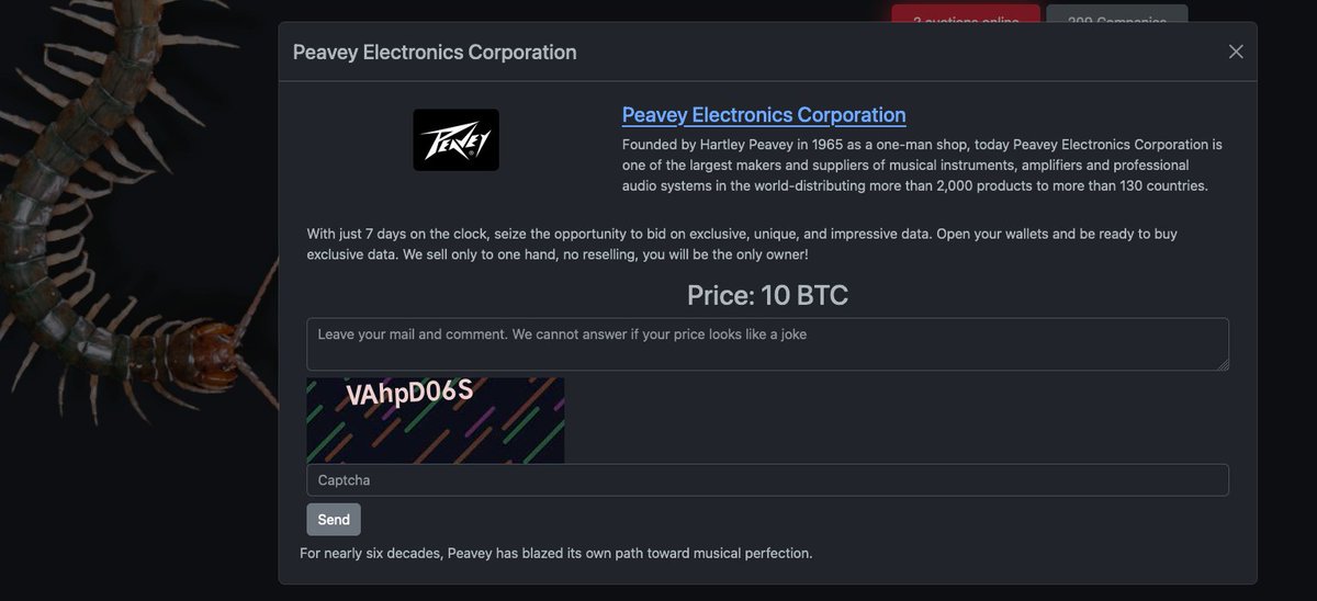 _venarixES_'s tweet image. El grupo #Rhysida #ransomware habría #hackeado a #Peavey 🇺🇸 (@Peavey), fabrica y comercializa equipos de audio, instrumentos musicales y amplificadores...
Más ℹ️ en #VenariX ➡️ venarix.com 
#CyberAttack #infosec #Ciberseguridad #music #guitar #ciberataque