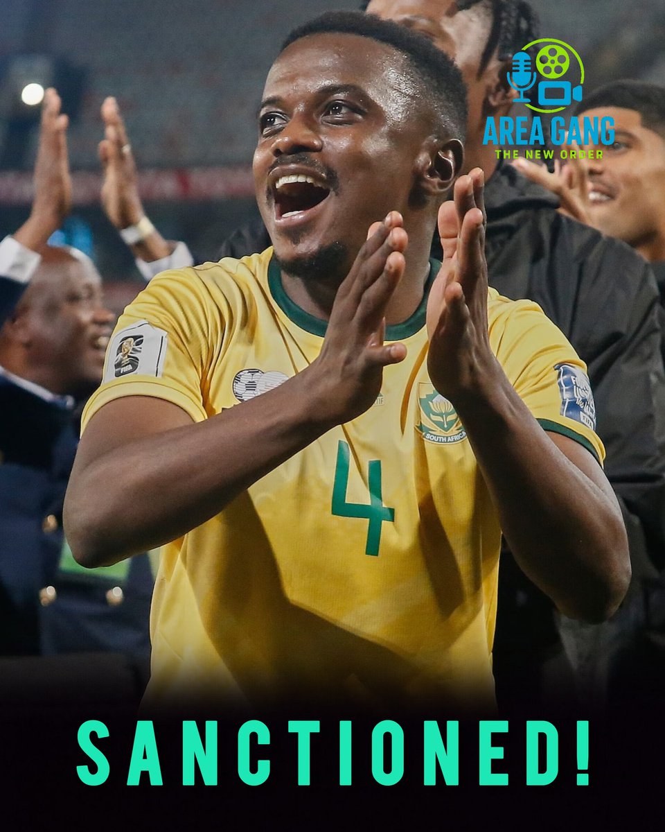 🚨 BREAKING NEWS: FIFA has sanctioned South Africa for fielding an ineligible player against Lesotho: 

•Match Forfeited and 3 goals and 3 points awarded to Lesotho 
•SAFA fined CHF 10,000
•Teboho Mokoena issued a warning.