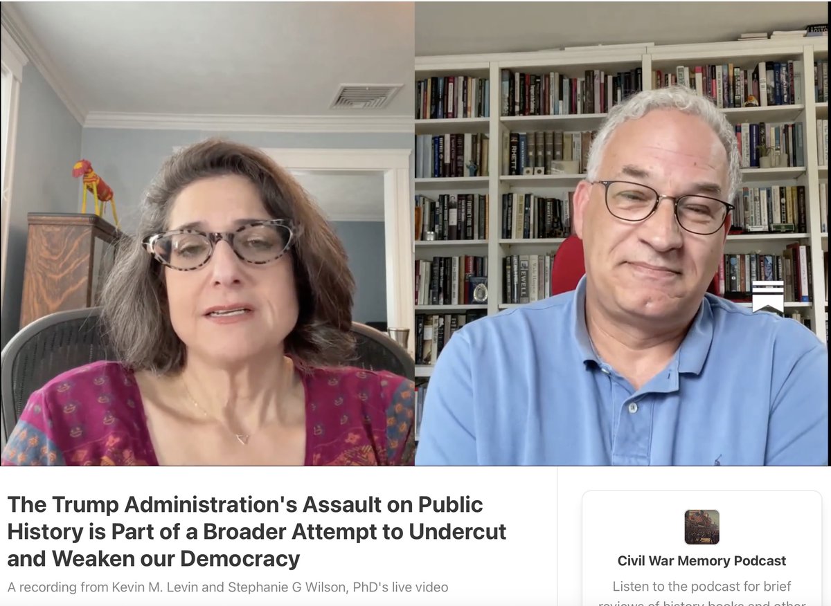 AN IGNORAMOUS - One critic of Trump's attempt to promote balanced history opined "I don't think Trump has any interest in history, the Confederacy, the Civil War more generally, or really any American history. I think he is just a downright ignorant individual."
#USHistory