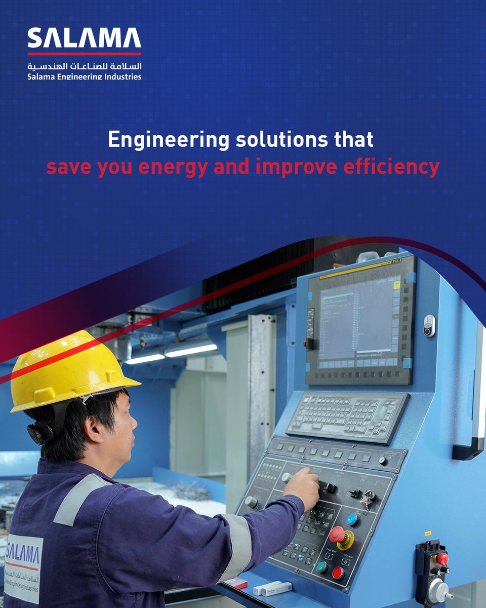 SEngIndustries's tweet image. &quot;Smart engineering solutions designed to save energy ⚡ and maximize efficiency.
 With Salama, performance meets sustainability.&quot;
#SalamaEngineering #EngineeringSolutions #EnergyEfficiency #SustainableEngineering #IndustrialSolutions #SmartEngineering