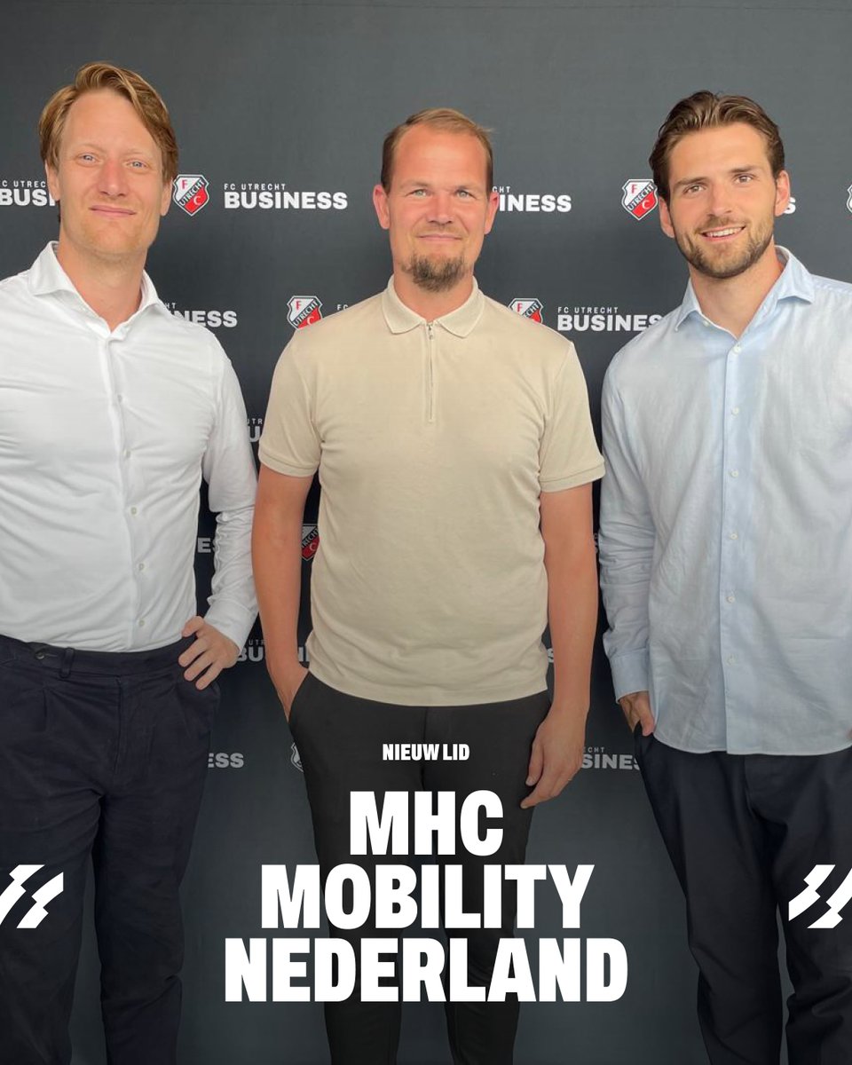 ✍️ MHC Mobility Nederland sluit vanaf seizoen 2025/2026 aan bij het zakelijke netwerk van FC Utrecht. Het bedrijf neemt plaats in ’t Wed en Waard.