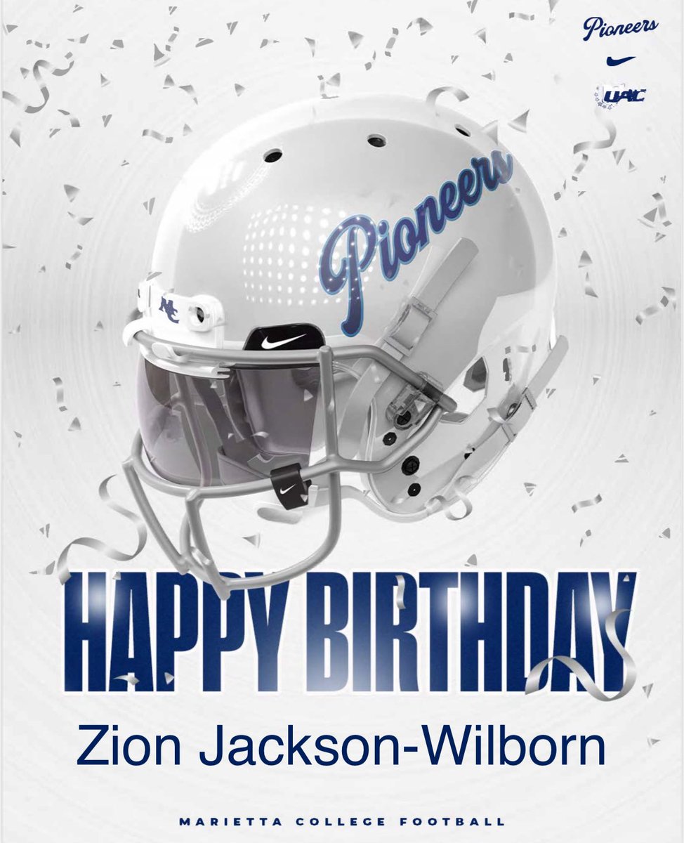Happy birthday to 2 of our family members!! Isaiah McCartney and Zion Jackson-Wilborn! You guys are doing an amazing job on and off the field!! Go Pio’s 🔵⚪️