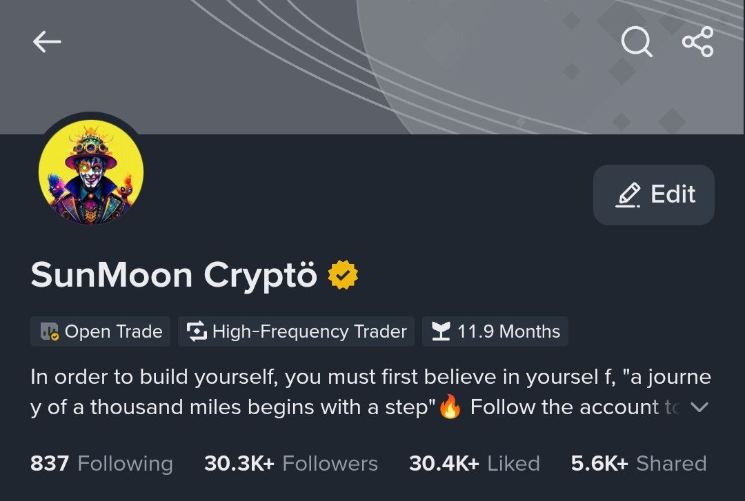 Sunmoon_999's tweet photo. Huge thanks to @binance! 🎉 Today, I proudly earned the Yellow Tick! Grateful for my followers' endless love and support.💛

 Let's keep pushing forward together! #BinanceSquare #YellowTick https://t.co/LTfCioNVvD