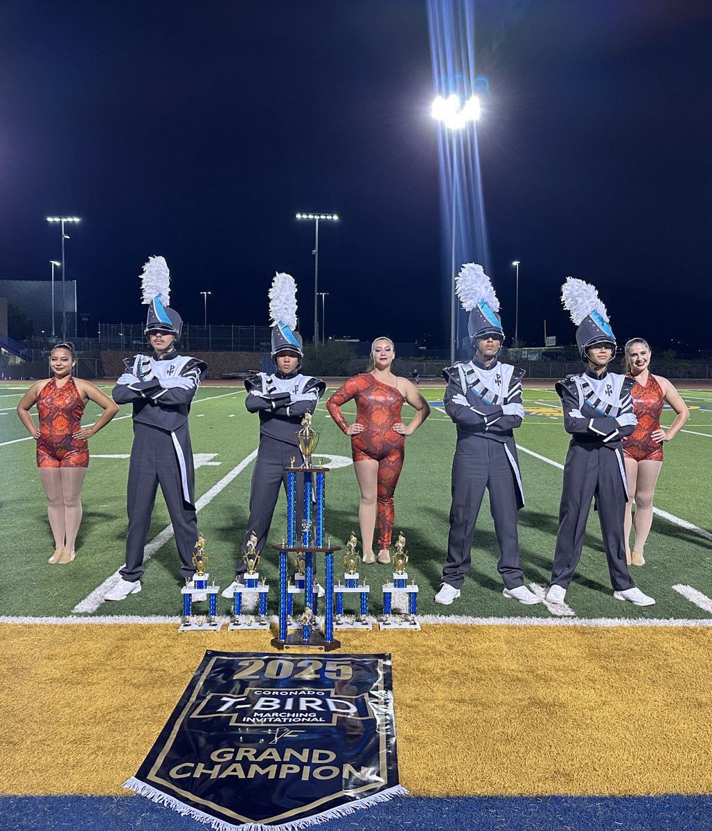 Blanco_PHHS's tweet image. T-Bird Invitational🧡🩵

🏆 2025 Grand Champions
🏆 Outstanding Color Guard
🏆Outstanding Percussion
🏆Outstanding General Effect
🏆 Outstanding Music
🏆 Outstanding Visual 

@SISD_FineArts @PHills_HS