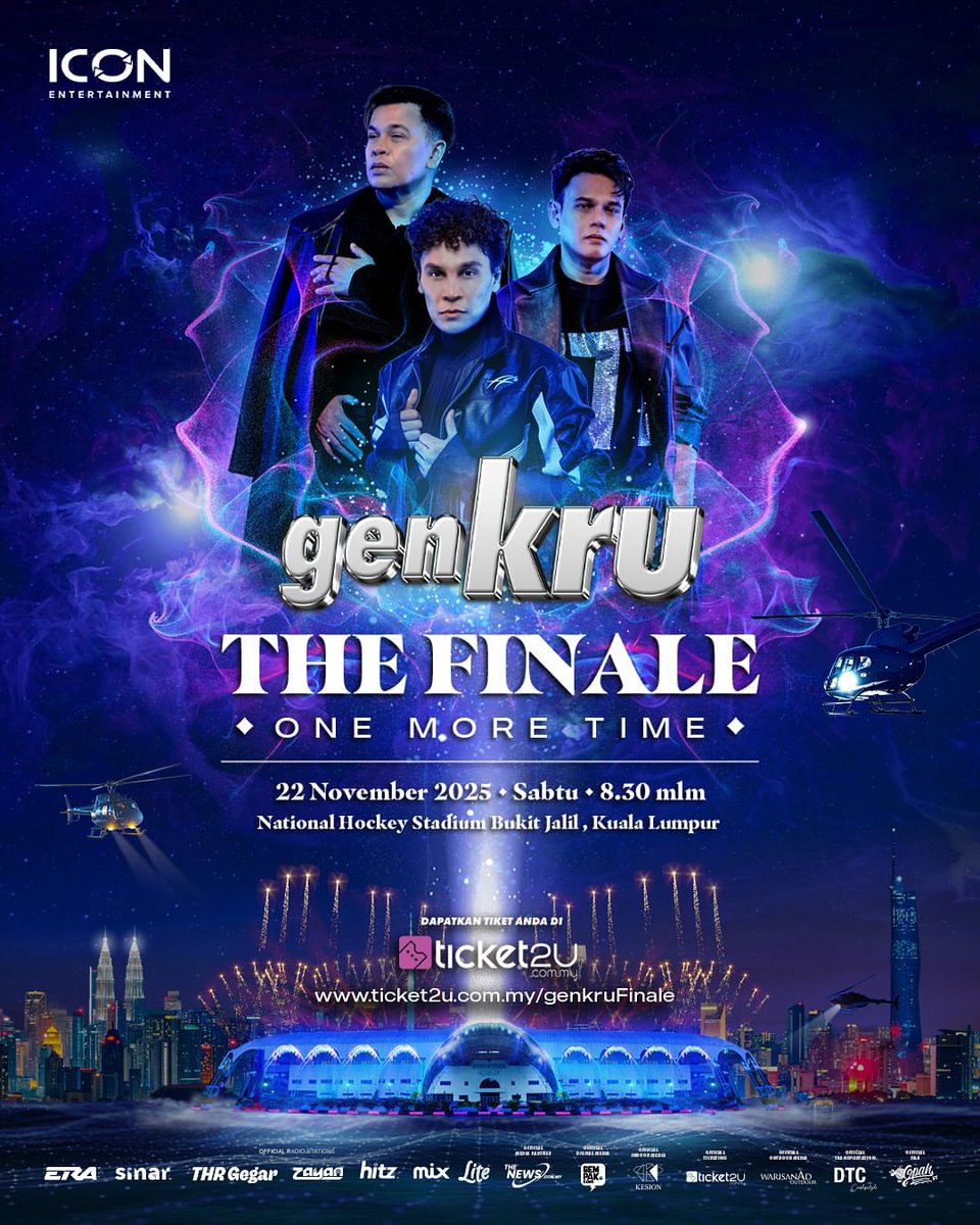 nqistxna's tweet photo. Ticketing Service

GENKRU THE FINALE : ONE MORE TIME

 🎫 RM15/ticket

✅ FULL refund if fail to secure

#GenKRU #GENKRUinKL #KRUinKL https://t.co/JD18xNd3zc
