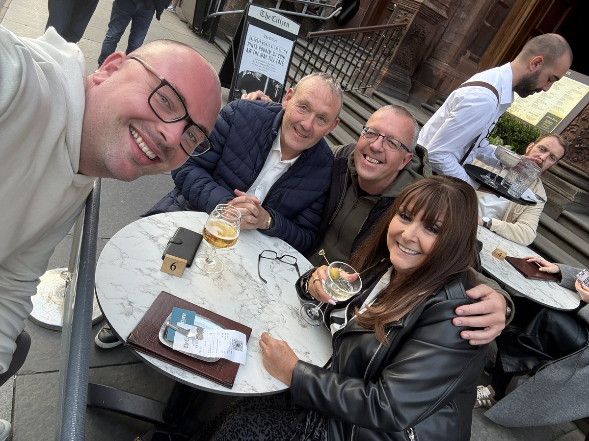 stevensharp90's tweet image. Brilliant night on Saturday at BMac &amp;amp; Lauren’s Engagement Party then a top drawer day in Glasgow with the auld man for his Birthday day oot. Life is for living ❤️