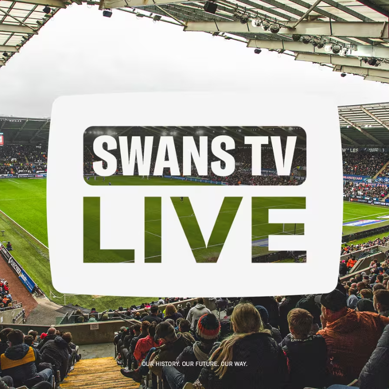 SwansOfficial's tweet photo. Tonight's Championship game against Blackburn Rovers is available for supporters in all international areas to stream on #SwansTVLive on Tuesday night (7.45pm UK time) 📺