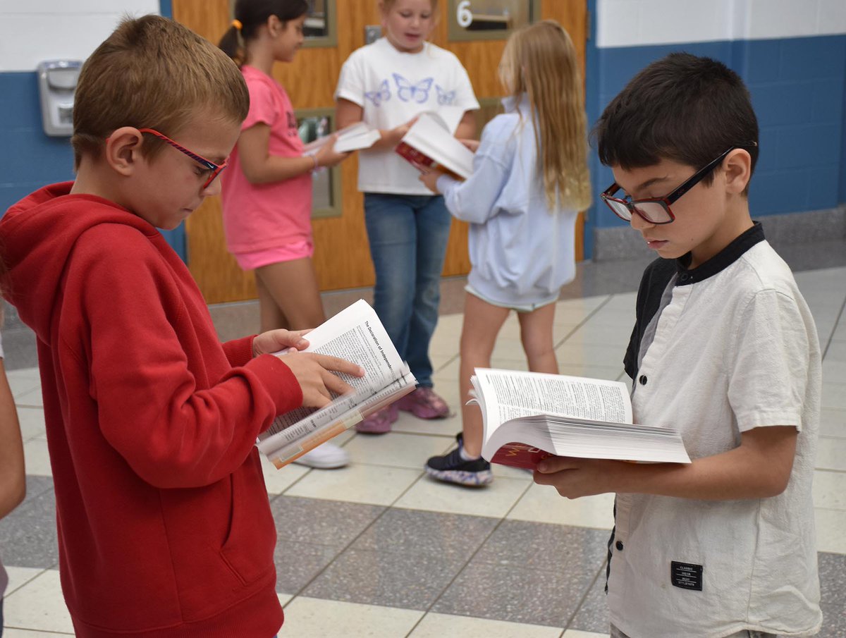 We look forward to Mr. Fitch's visit each September to talk about the important work of service organizations like Perry Rotary and pass out dictionaries to each third-grader. Rotary has been keeping this tradition alive for 23 years! #PrideInTheHive