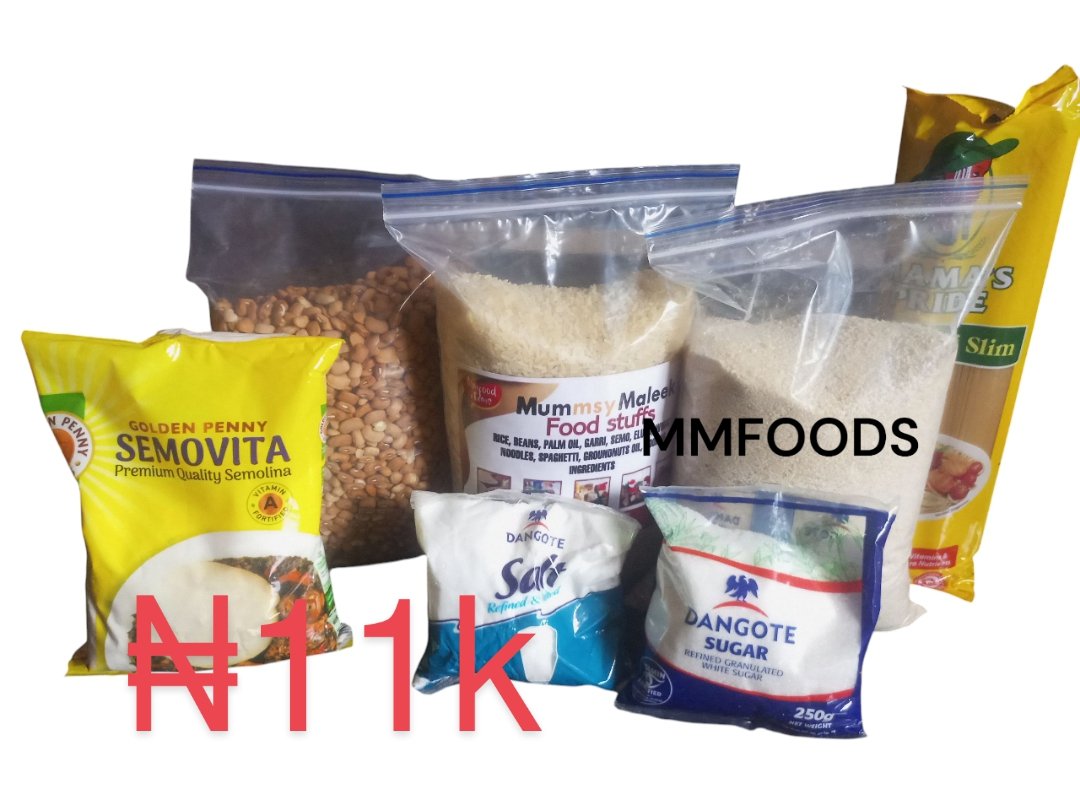 mumsymaleek's tweet photo. 😁Bring smile to your family face by buying any of MMFOODS combo pack today. 

✨stress-free, fresh and affordable

Available combo from ₦11,000 upward. 

Delivery is available

We also package base on choice and budget🤝
📍Abeokuta, Ogun state.
#foodstuffpackage #foodstuff https://t.co/P9xsMRjhnL