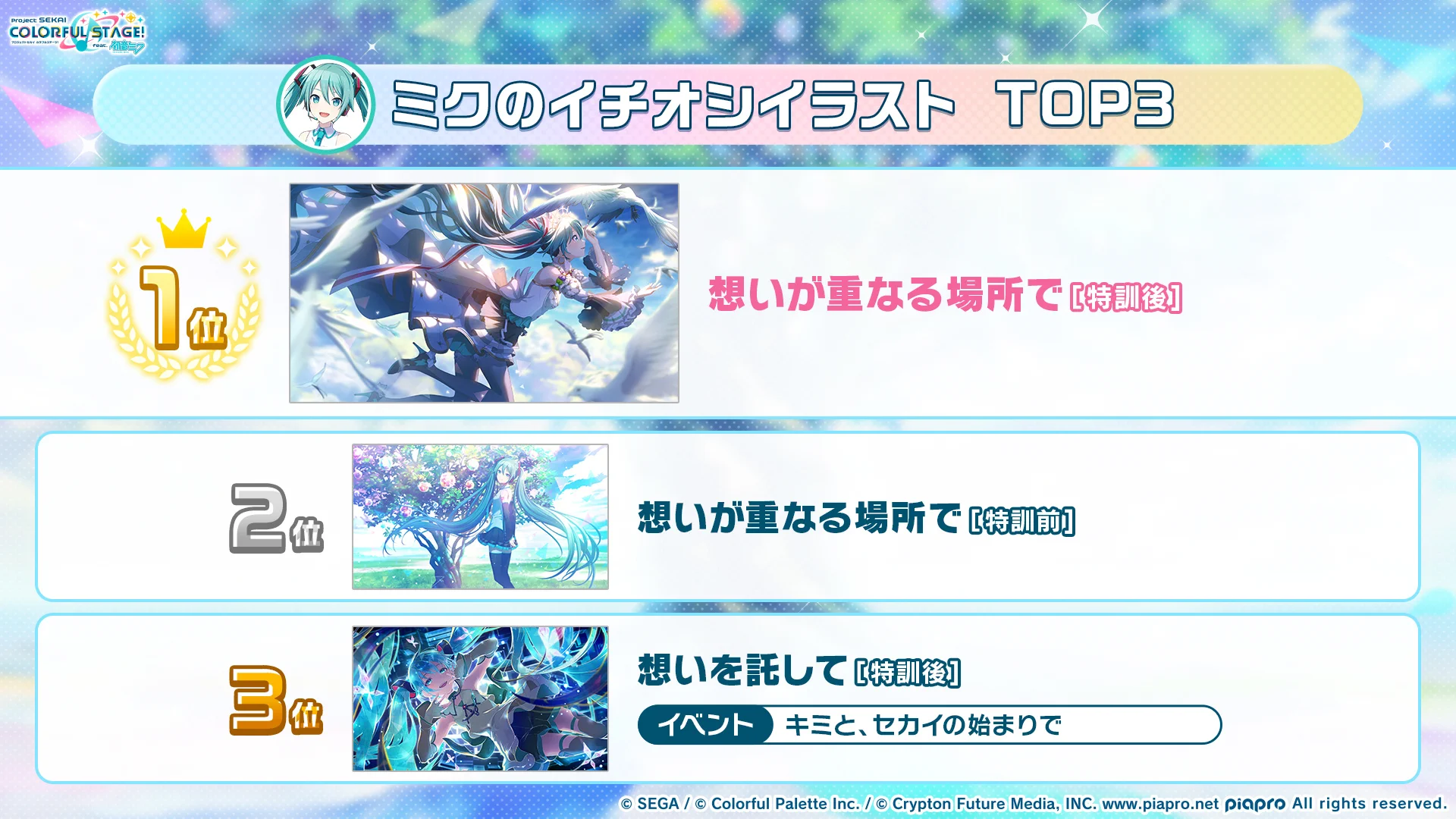 プロジェクトセカイ カラフルステージ！ feat. 初音ミク【プロセカ