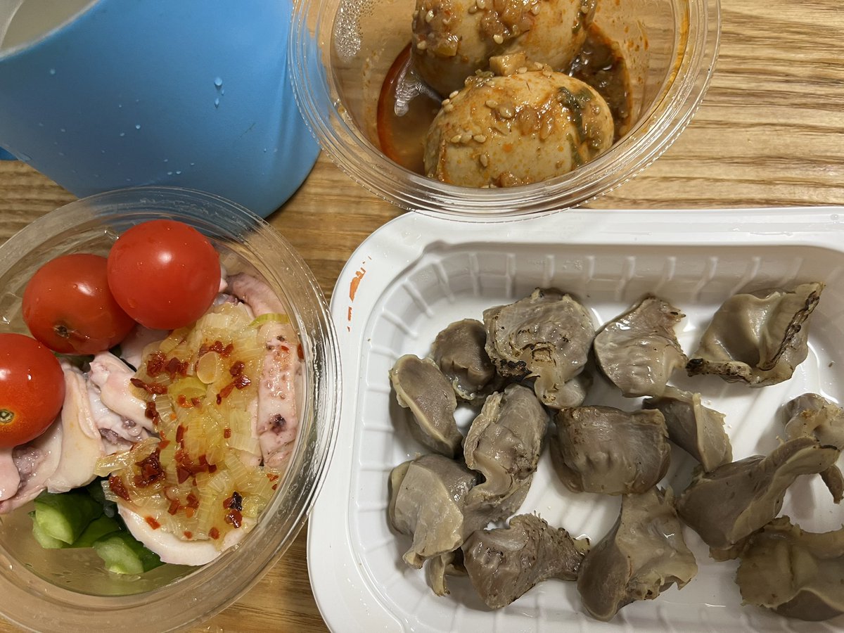 筋肉飯737日目、砂肝のたんぱく質が多かったので採用する