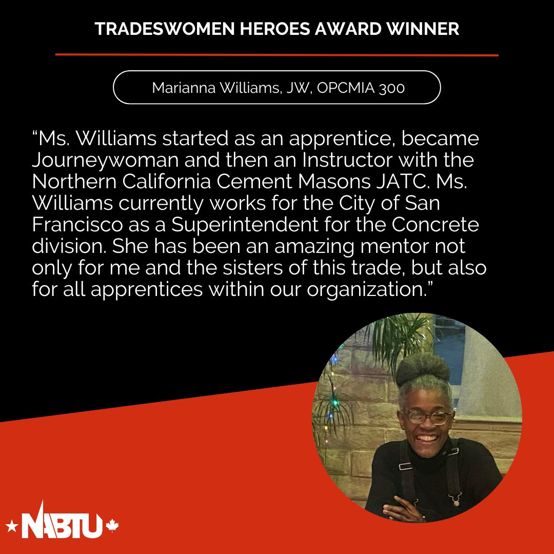 Hard hats. Hard work. High honors. Congratulations to September's Tradeswomen Hero Award winners!