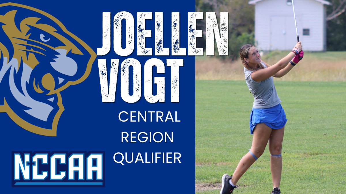 PALM COAST BOUND! Joellen Vogt qualified as an individual for the NCCAA National Championship after finishing T-4th in the NCCAA Central Region Championship this weekend! #ambush