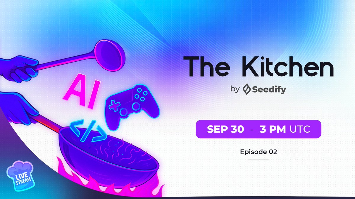SeedifyFund's tweet image. The Kitchen is once again going live tomorrow at 3pm UTC!

Hosted by @meta_alchemist, with our Incubation, Product, and Marketing teams, we’ll talk about the ongoing efforts around the Phoenix Raise and new token, and answer all the questions you might have.

Drop your doubts…