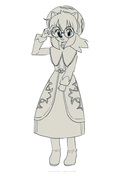 落書きチードルさん