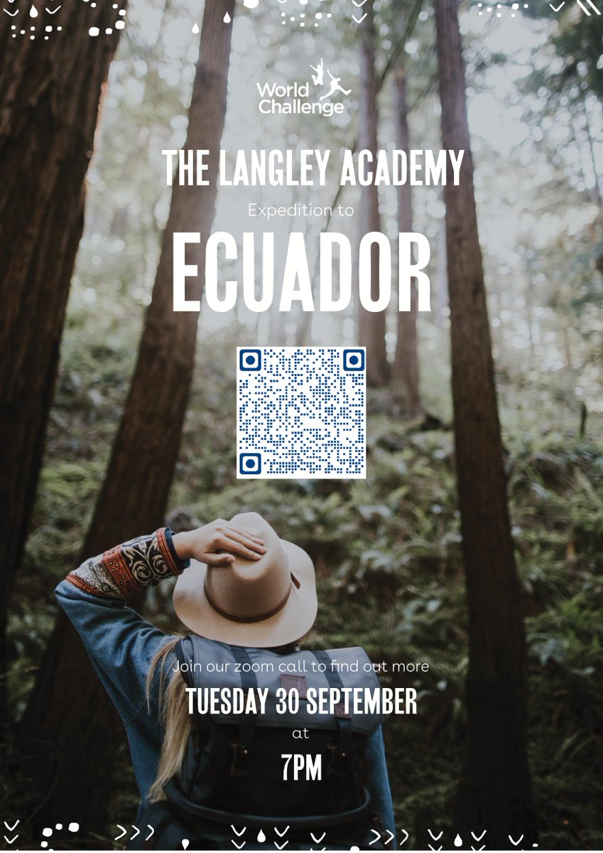 LangleyAcademy's tweet image. 🌍 After the success of last year’s Costa Rica trip, we’re launching the 2027 World Challenge Expedition!   Life-changing journeys that empower students, enrich communities &amp;amp; create lasting impact.
📢 Parents: Join us on Zoom 👇weareworldchallenge.com/trips/eczculj/
#WorldChallenge