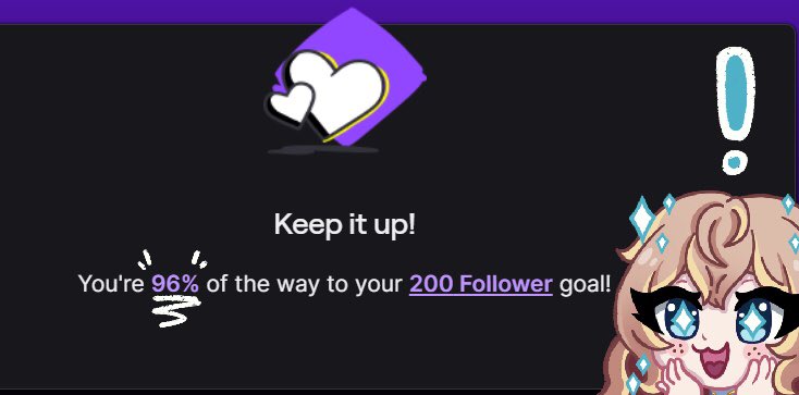 WOOHOO! I’ve almost reached my follower goal on the purple app! Just a few away 💫
#Vtuber