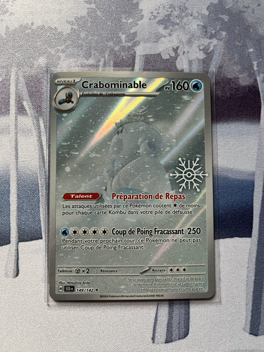 kingthorfinn's tweet image. pokédex : 28/1025

Natu Reverse (XY - Ciel Rugissant) 
AR Crabominable (EV7 - Couronne Stellaire)
AR Triopikeau (EV4.5 - Destinées de Paldea) 
AR Pohm (EV4.5 - Destinées de Paldea)