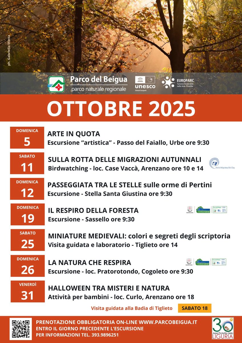 Ottobre ai blocchi di partenza con un programma di iniziative 🔝
Date un'occhiata qui ⤵️