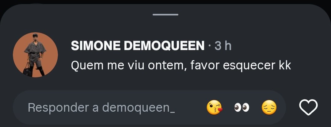 Eu tô besta com os relatos de ontem...